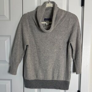 Patagonia Gray Cowl Neck Sweater